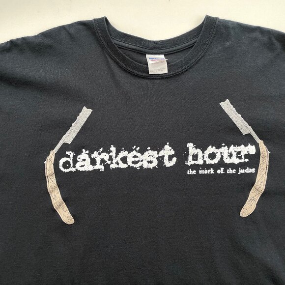 Darkest Hour Mark of the Judas Original Band T Shirt 2XL 2000 Tour Thrash Metal - Picture 6 of 14